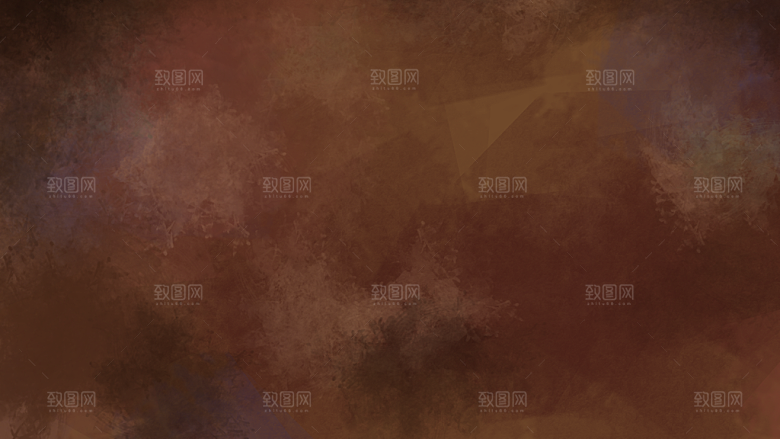 国潮敦煌壁画风日月星河鎏金背景插画