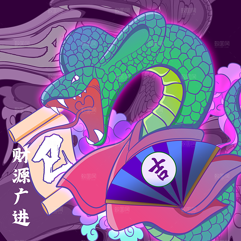 卡通可爱简约大气插画海报
