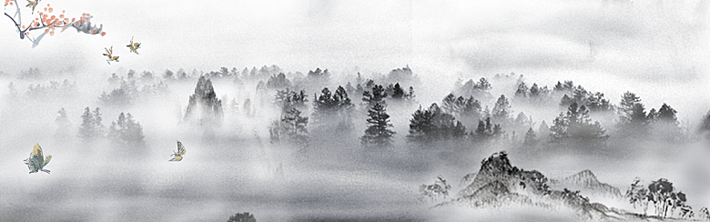 中式复古简约大气背景