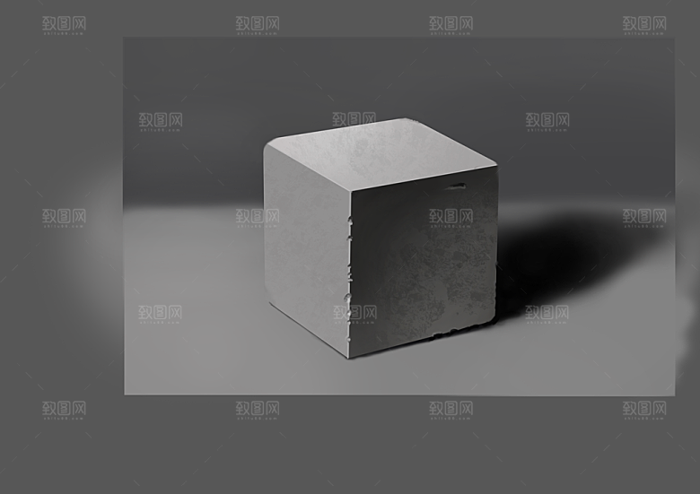 素描关系正方体明暗关系