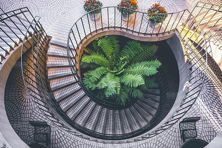 精美小清新风景建筑摄影背景图