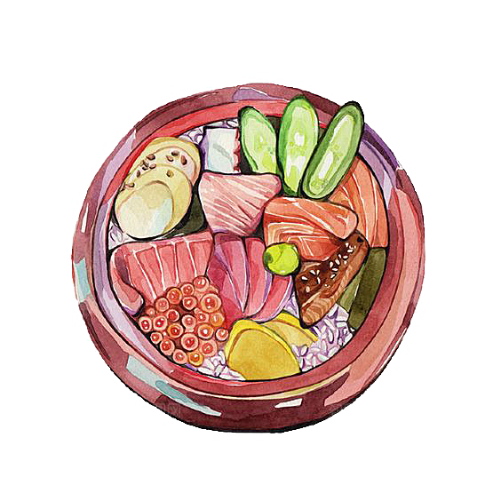 中式菜品复古水彩手绘川菜美食小炒餐饮