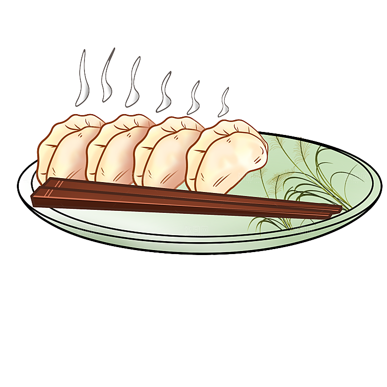 中式菜品复古水彩手绘川菜美食小炒餐饮