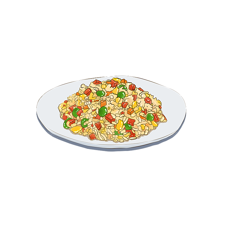 中式菜品复古水彩手绘川菜美食小炒餐饮