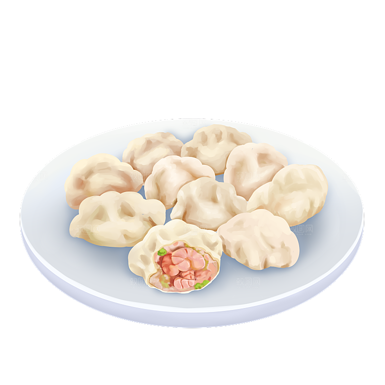 中式菜品复古水彩手绘川菜美食小炒餐饮