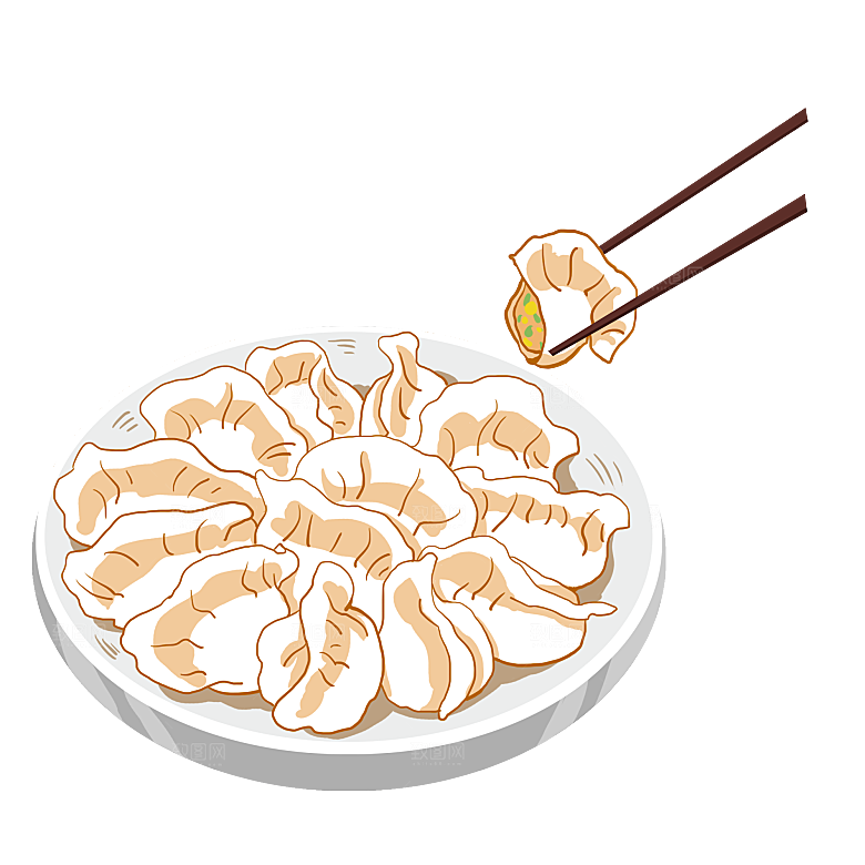中式菜品复古水彩手绘川菜美食小炒餐饮