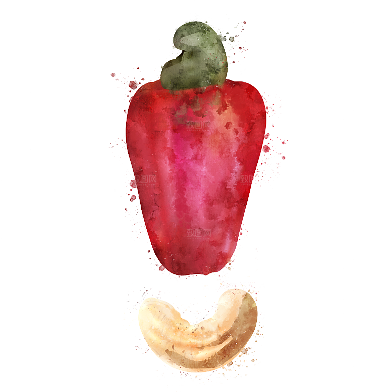 水果蔬菜美食餐饮插画PNG免扣元素