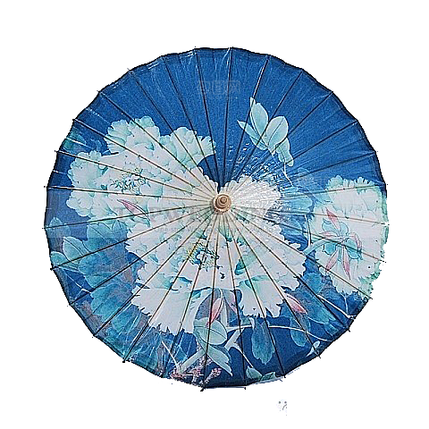 中国古风油纸伞卡通手绘油纸伞雨伞