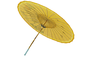 中国古风油纸伞卡通手绘油纸伞雨伞