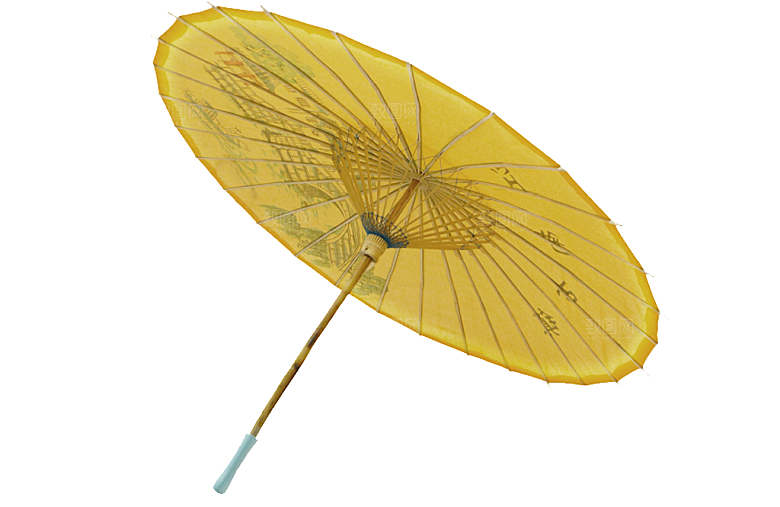 中国古风油纸伞卡通手绘油纸伞雨伞