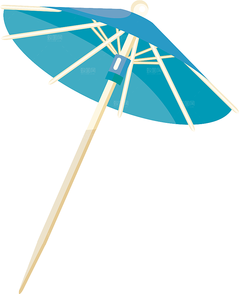 中国古风油纸伞卡通手绘油纸伞雨伞