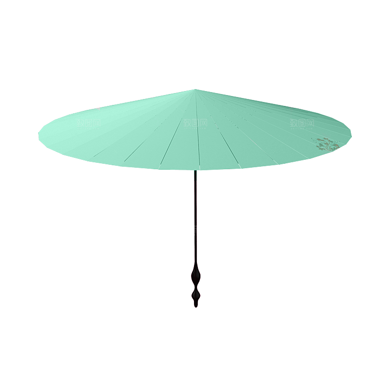 中国古风油纸伞卡通手绘油纸伞雨伞