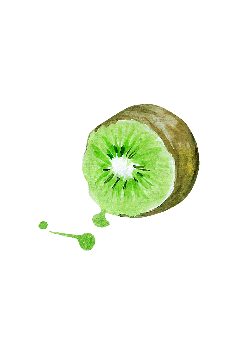 手绘水彩水墨水果蔬菜美食餐饮插画PNG