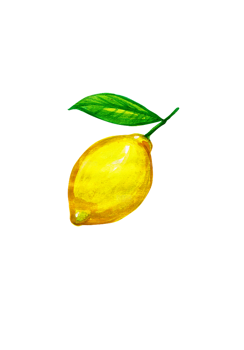 手绘水彩水墨水果蔬菜美食餐饮插画PNG