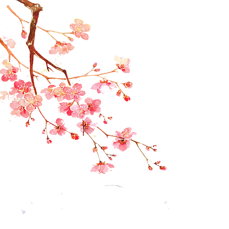 水墨山水远山云海插图免扣图片