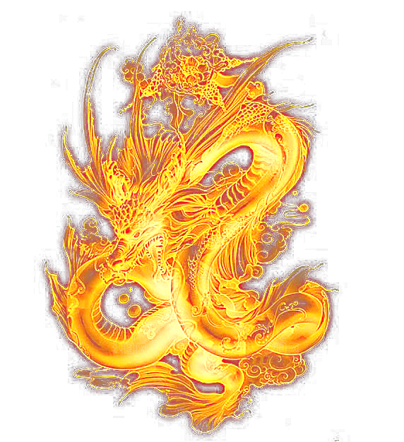 中国古风水墨龙古典图片元素