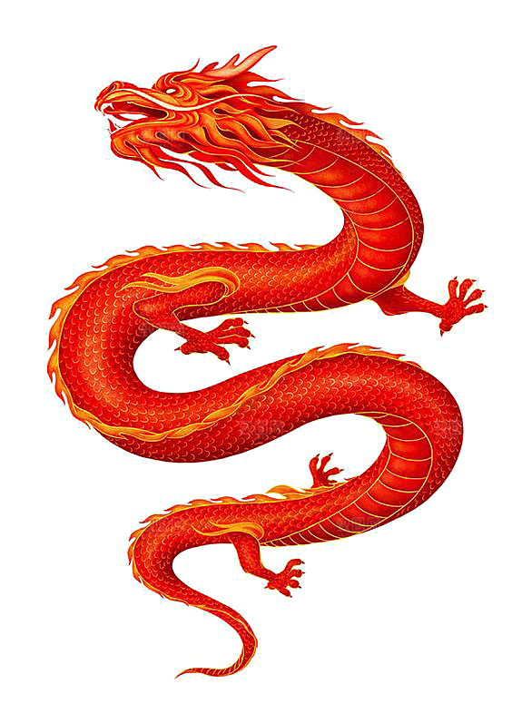 中国古风水墨龙古典图片元素