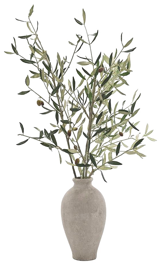 中国风卡通手绘绿色竹子水墨竹叶竹节