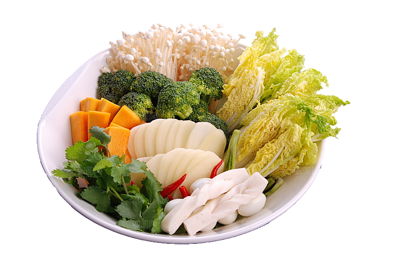 手绘水彩水墨水果蔬菜美食餐饮