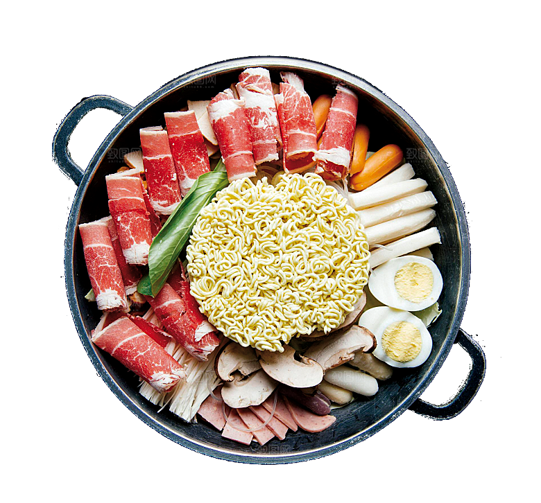 火锅免扣牛肉羊肉鸳鸯锅火锅食材