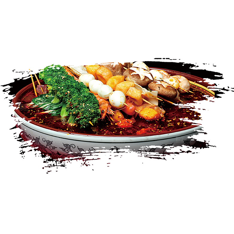 火锅免扣牛肉羊肉鸳鸯锅火锅食材
