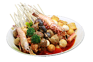 火锅免扣牛肉羊肉鸳鸯锅火锅食材