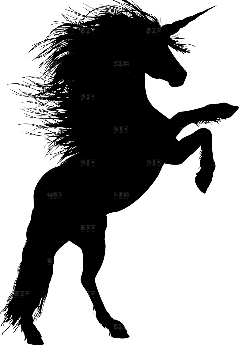 卡通可爱彩虹独角兽儿童印刷海报背景图案