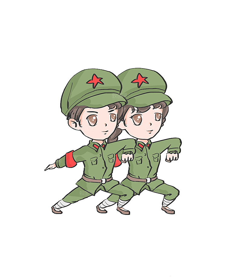 党建红色文化墙装饰透明底免抠图贴纸图片