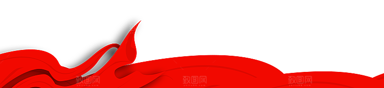 党建红色文化墙装饰透明底免抠图贴纸图片