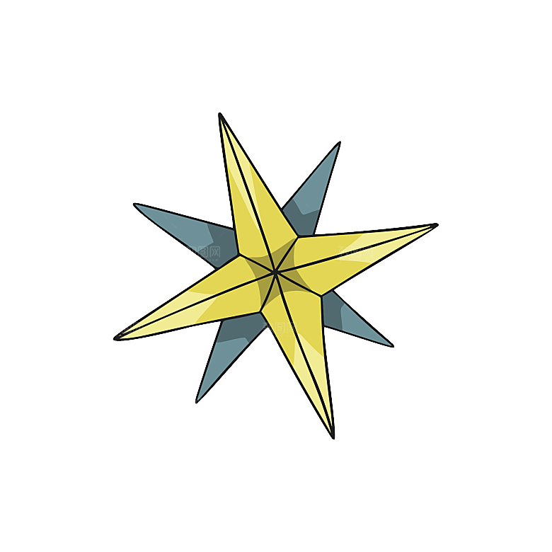 手绘卡通宇航员太空宇宙元素图案