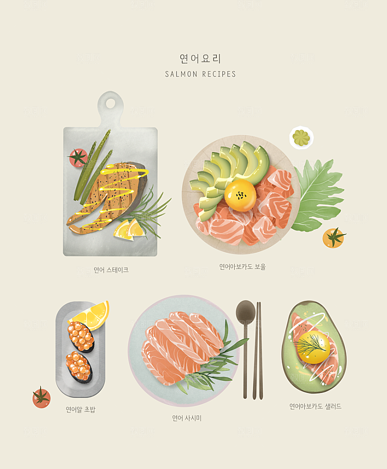 创意美食食物寿司甜品蛋糕