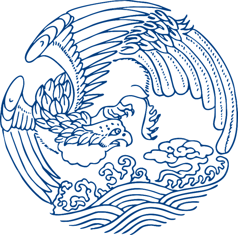 中式传统青花瓷花纹纹样图案
