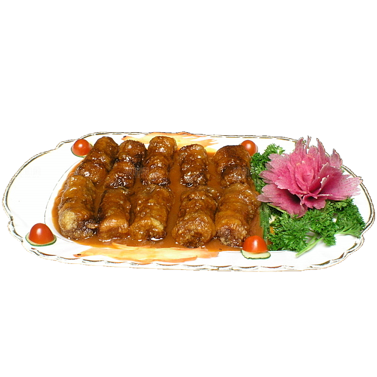 创意食物美食简约大气元素