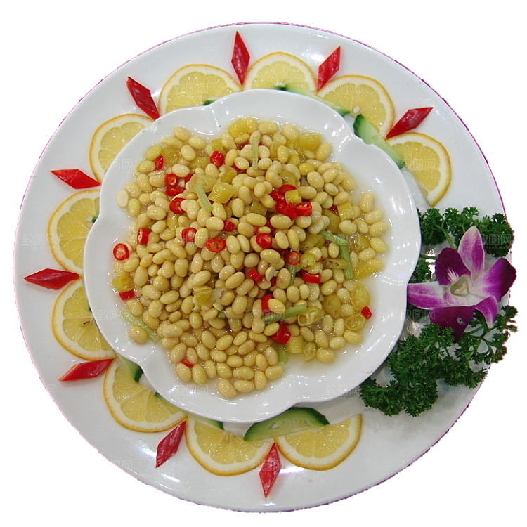 创意食物美食简约大气元素