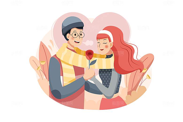 互联网扁平商务金融卡通人物办公场景插画