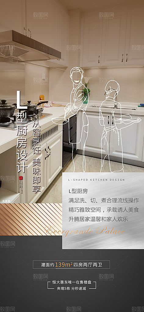 地产系列价值点海报