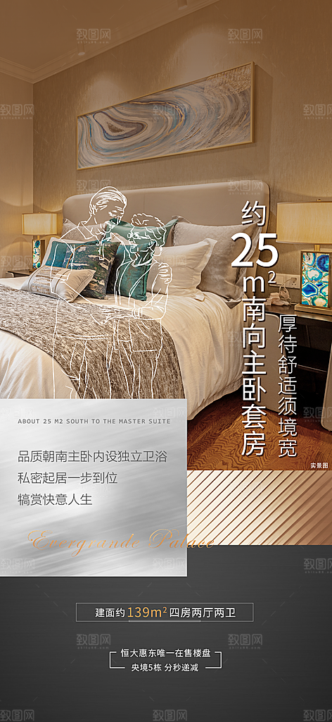 地产系列价值点海报