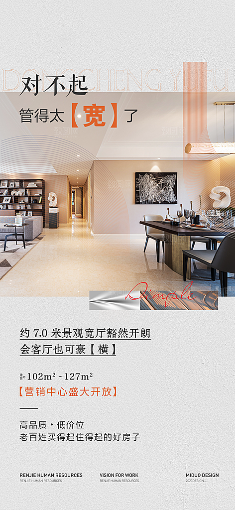 地产系列价值点海报