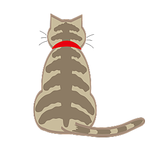 手绘动物猫贴图图案免扣素材