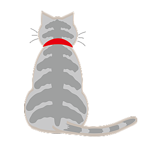手绘动物猫贴图图案免扣素材