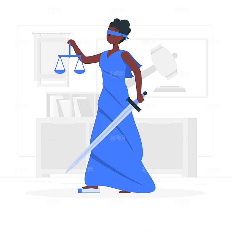 互联网扁平商务金融卡通人物办公场景插画