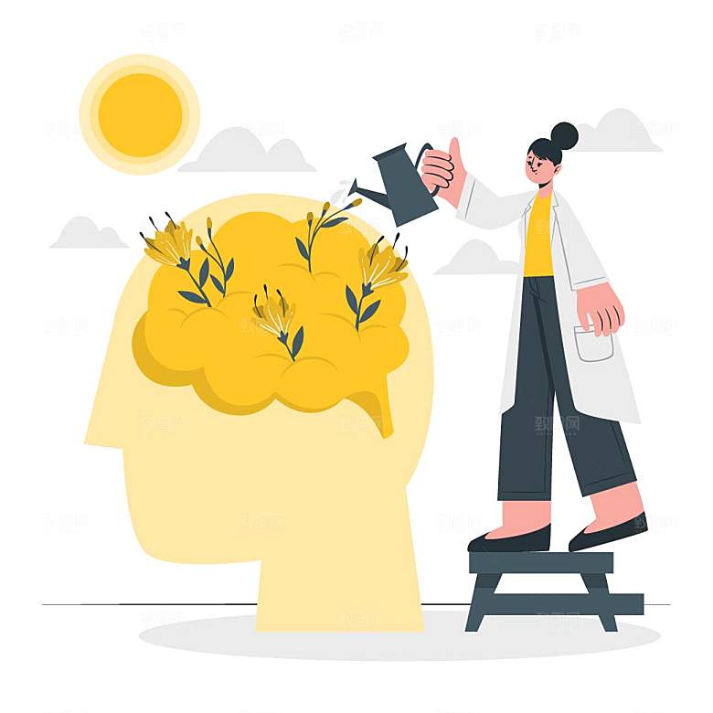 互联网扁平商务金融卡通人物办公场景插画