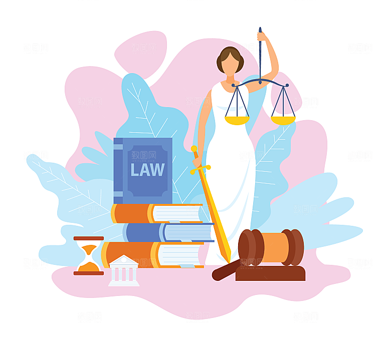 互联网扁平商务金融卡通人物办公场景插画