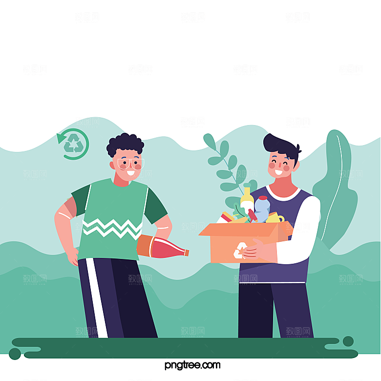 互联网扁平商务金融卡通人物办公场景插画