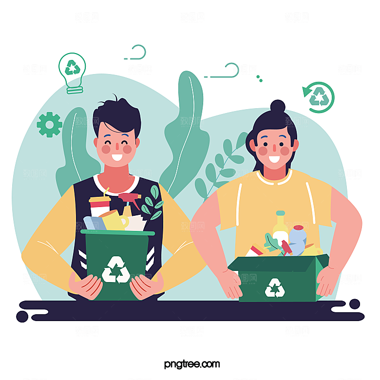 互联网扁平商务金融卡通人物办公场景插画