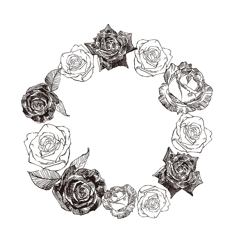简约大气手绘植树花草树木插画