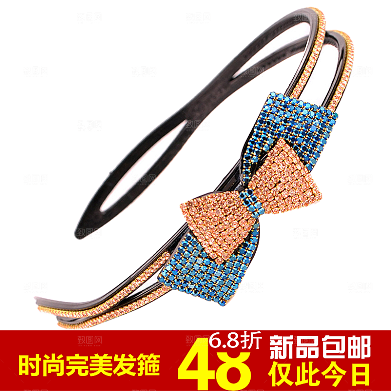 珠宝首饰头饰主图直通车设计