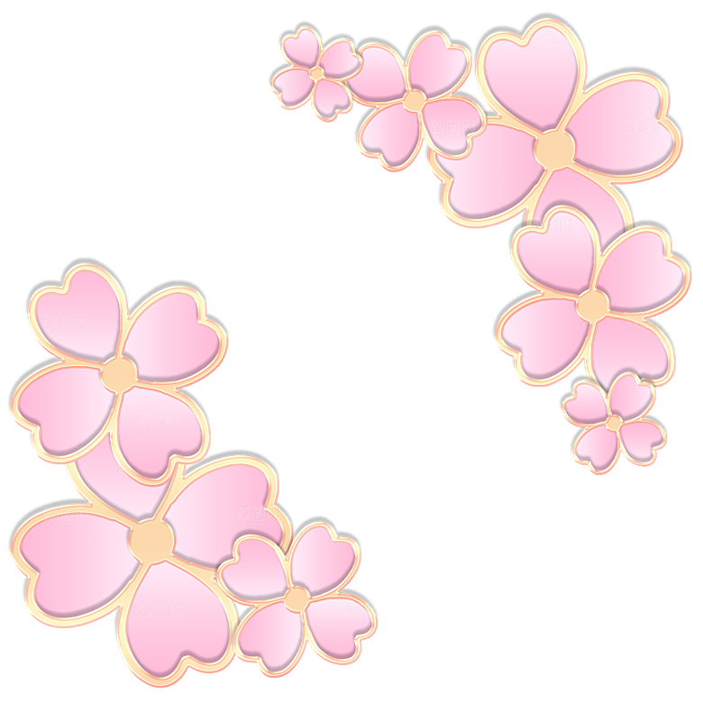 中式金边立体花卉牡丹元素