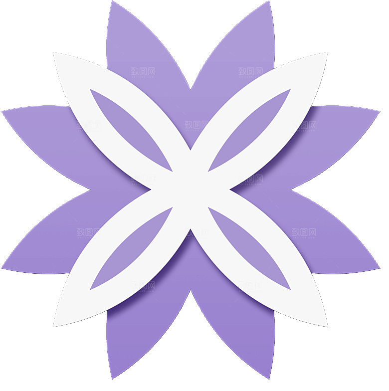 手绘装饰花卉牡丹免扣素材
