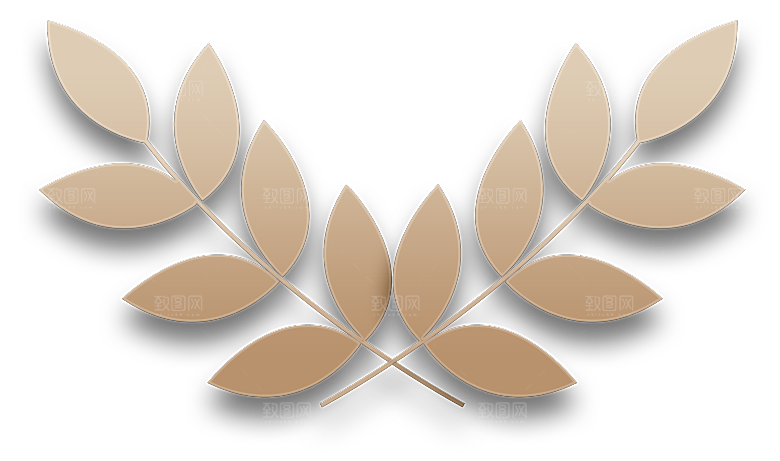 手绘装饰花卉祥云免扣素材